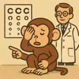 視力が悪そうなサルってどんなサルかな?