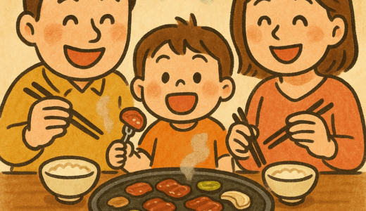 焼き肉を焼くと出てくる数字ってなーんだ？