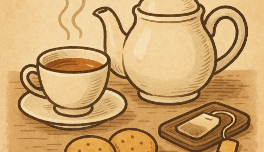 お茶ではないのにティーという細くてながーいものなーに？