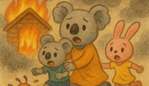 たろうくんが火事の家に飛び込んだ！なぜ？