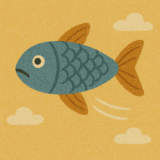 空を飛んでいる魚ってなーんだ?