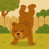 庭で逆立ちしている動物ってなーんだ?