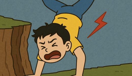 逆立ちしたら怪我をしそうな場所は？